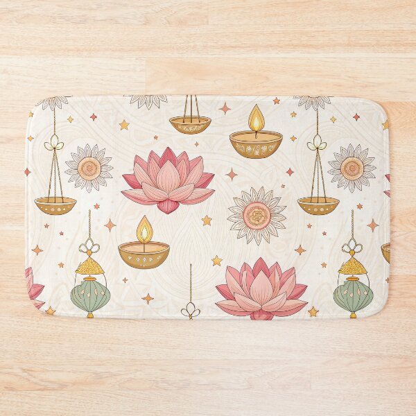 Item preview, Vesak Buddha Lotus Diya Pattern designed and sold by tretyakov.