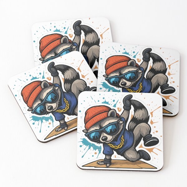 Item preview, Breakdancer Raccoon – Urban Spin Master designed and sold by Wesbro0.