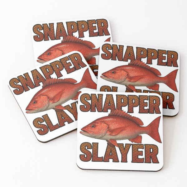 Item preview, Snapper Slayer Realistic Fish Scales Typography | Red Snapper  Graphic designed and sold by Bluefin-Designs.