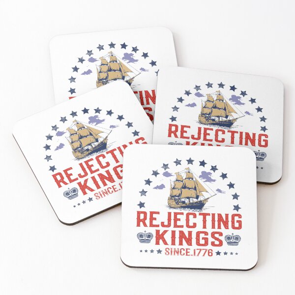 Item preview, Rejecting Kings Since 1776 Vintage Patriotic no kings designed and sold by SenanDan.