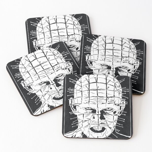 Item preview, PINHEAD - Hellraiser (Black and White) designed and sold by FamousWeirdosRB.