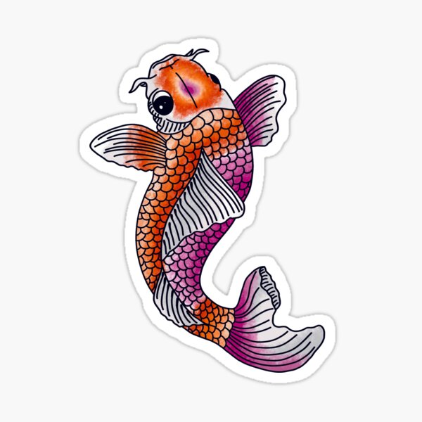 Koi - Lesbian Pride Edition Sticker