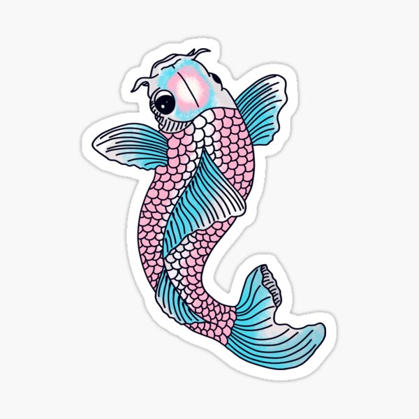 Koi - Trans Pride Edition Sticker