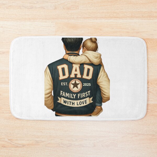 Item preview, Family First Dad Jacket – Retro Style Father's Day Art designed and sold by JenniferCreaArte .