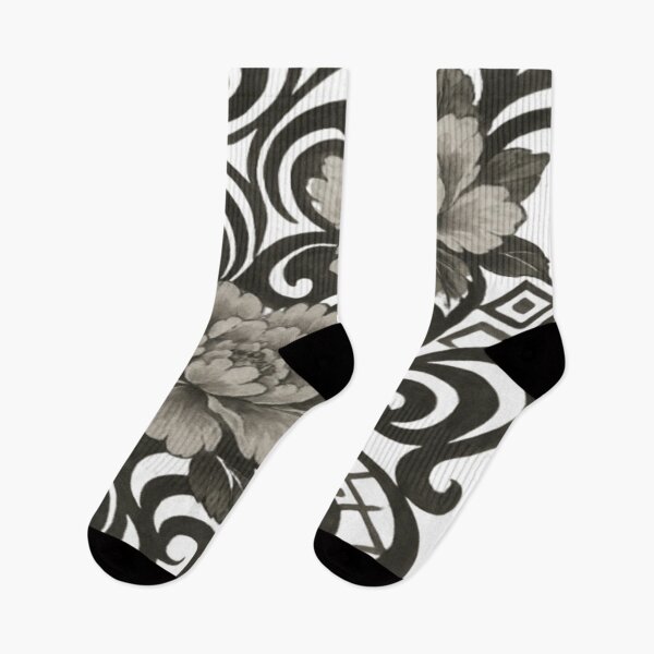 Item preview, Japanese pattern style peony designed and sold by mayhaku.