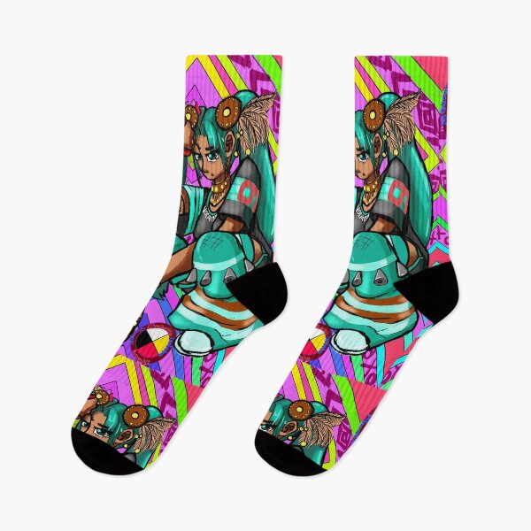 Item preview, Native American Hatsune Miku designed and sold by nekoandwolf1.