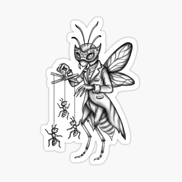 Item preview, Circus Wasp Puppeteer designed and sold by feralcircus.