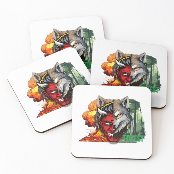 Item preview, Wolves and Demons designed and sold by Penpluem.