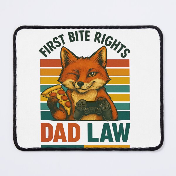 Item preview, Funny Fox Gamer – First Bite Rights Dad Law designed and sold by JenniferCreaArte .