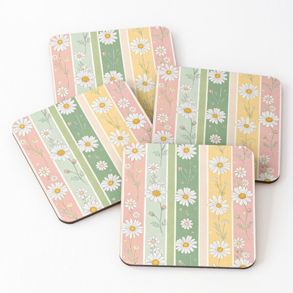 Item preview, Retro Daisy Flowers Pattern designed and sold by trendspatterns.