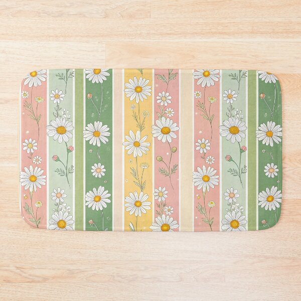 Item preview, Retro Daisy Flowers Pattern designed and sold by trendspatterns.