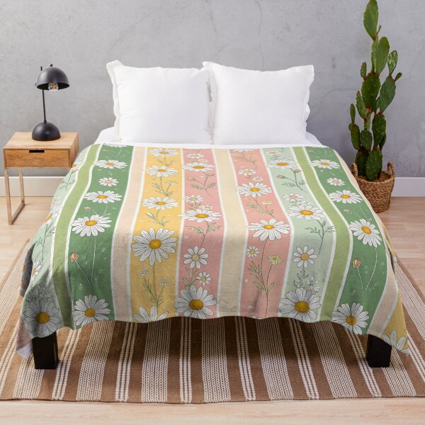 Item preview, Retro Daisy Flowers Pattern designed and sold by trendspatterns.