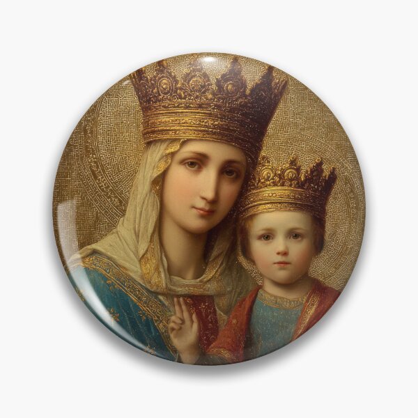 Item preview, Madonna della Strada - Our Lady of the Way designed and sold by SanctifiedSouls.