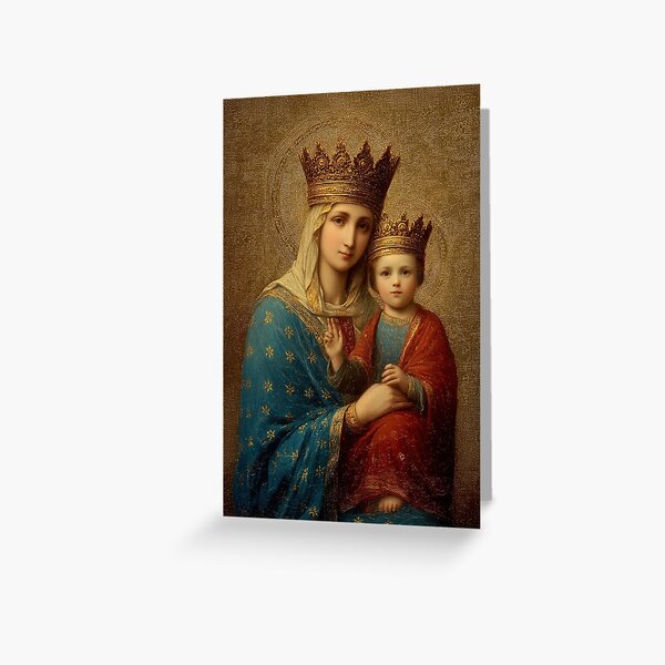 Item preview, Madonna della Strada - Our Lady of the Way designed and sold by SanctifiedSouls.