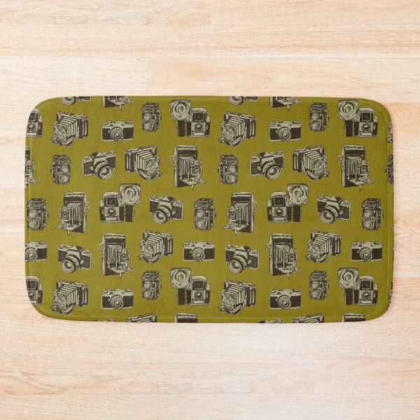 Item preview, Vintage Cameras / Retro Photography on Olive/Avocado Green designed and sold by somecallmebeth.