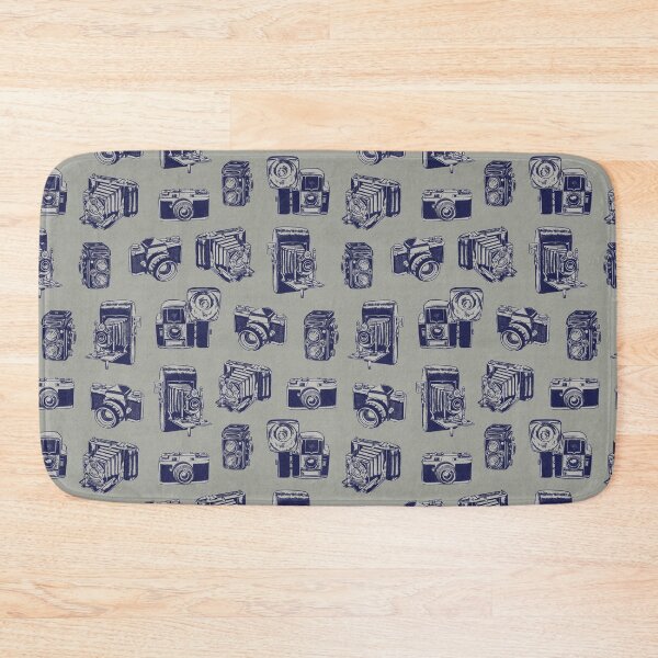 Item preview, Vintage Cameras / Retro Photography in Blue/Warm Gray designed and sold by somecallmebeth.