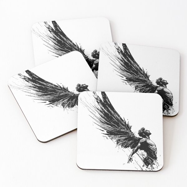 Item preview, Wings of the Forsaken, A4, ink on paper, 2025 designed and sold by oanaunciuleanu.