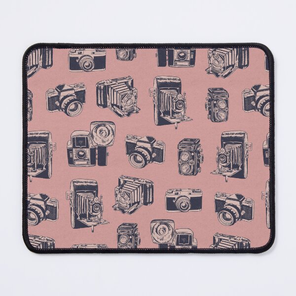 Item preview, Vintage Cameras / Retro Photography in Pink and Navy Blue designed and sold by somecallmebeth.