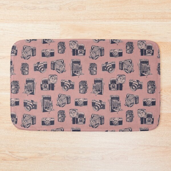 Item preview, Vintage Cameras / Retro Photography in Pink and Navy Blue designed and sold by somecallmebeth.