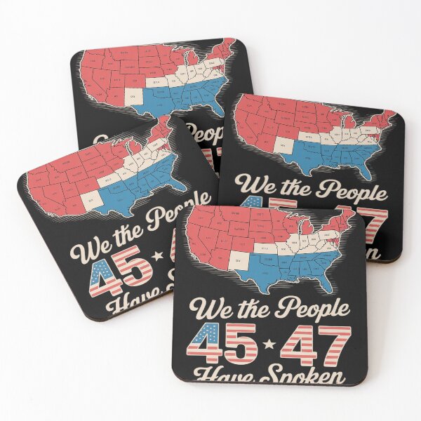 Item preview, We The People 45 47 Have Spoken USA Election 2024 Map Trump designed and sold by Nekusa.