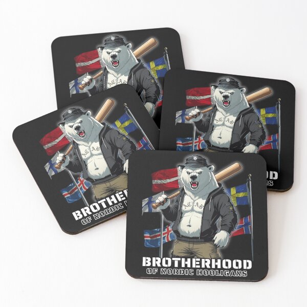 Item preview, Brotherhood Of Nordic Hooligans - Football Fanatics designed and sold by Domel Dirty Draft.