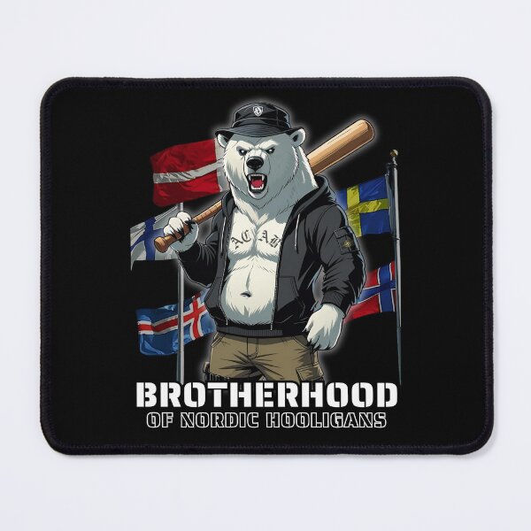 Item preview, Brotherhood Of Nordic Hooligans - Football Fanatics designed and sold by Domel Dirty Draft.