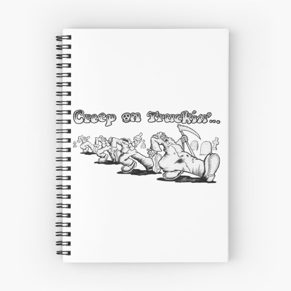 Item preview, Creep On Truckin' - Robert Crumb Tribute (Black & White) designed and sold by Tony Bondioli - Art & Design.