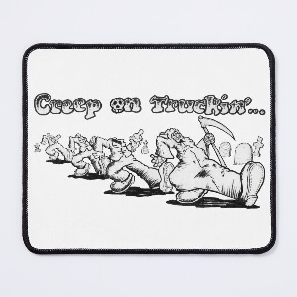 Item preview, Creep On Truckin' - Robert Crumb Tribute (Black & White) designed and sold by Tony Bondioli - Art & Design.