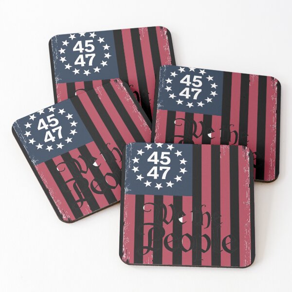 Item preview, We The People Distressed Retro Flag 45 47 Trump Supporter designed and sold by Nekusa.