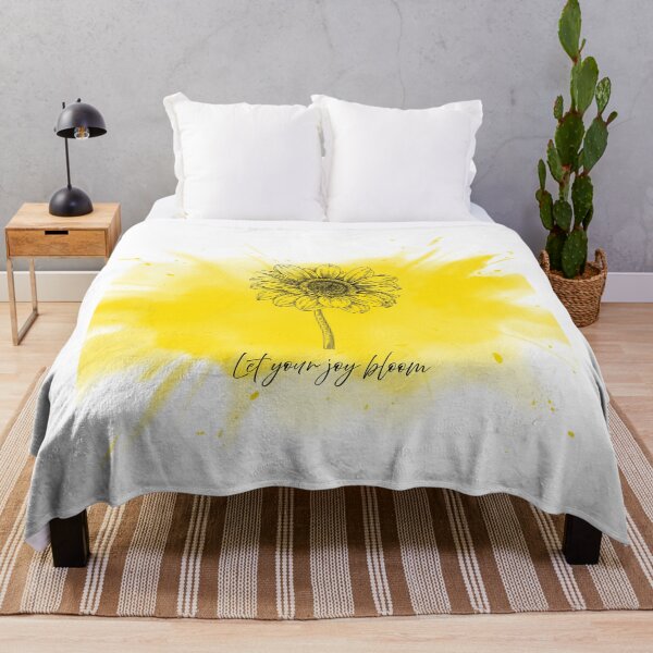 Item preview, Let Your Joy Bloom - Yellow Splash designed and sold by Wild Sacred Soul.