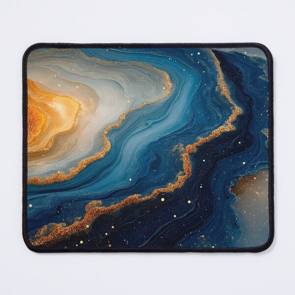 Item preview, Celestial Awakening Sapphire and Gold Cosmic Wonder designed and sold by Rocky Mountain Artistry.