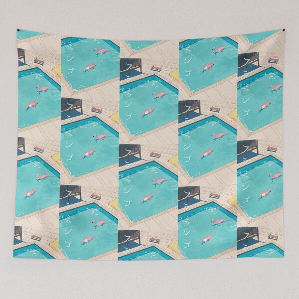 Item preview, Flamingo Pool designed and sold by ChromaStyle.