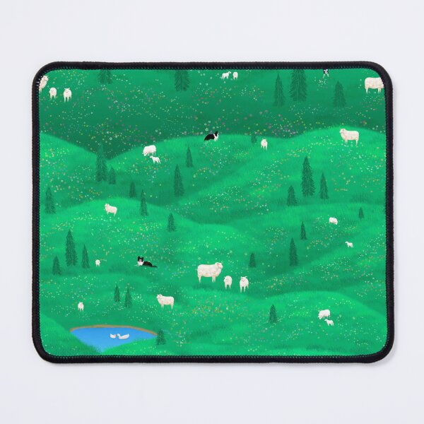 Item preview, Sheep and Border Collie Meadows designed and sold by SSSowers.