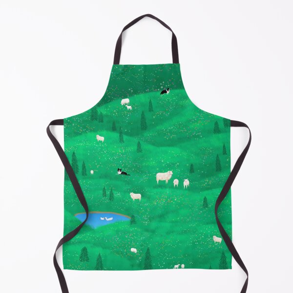 Item preview, Sheep and Border Collie Meadows designed and sold by SSSowers.
