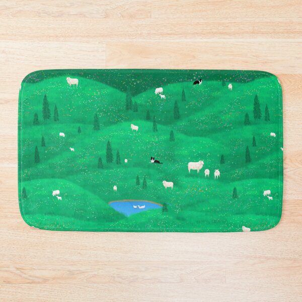 Item preview, Sheep and Border Collie Meadows designed and sold by SSSowers.