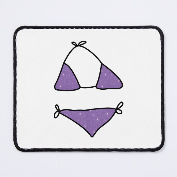 Item preview, Purple and Black Glitter Bikini designed and sold by reka-designs.