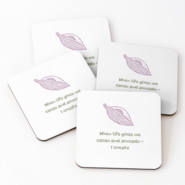 Item preview, Cacao Pod with Avocado Seed  designed and sold by MotivTrustArt.