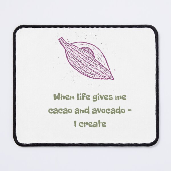 Item preview, Cacao Pod with Avocado Seed designed and sold by MotivTrustArt.