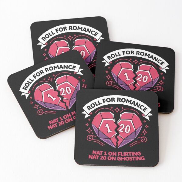 Item preview, Roll for Romance - Nat 1 on Flirting, Nat 20 on Ghosting designed and sold by KZbubble.