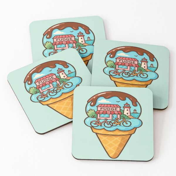Item preview, Scoop of Mackinac Magic: Vintage Island Adventure designed and sold by Globalcitytees.