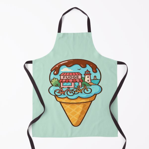 Item preview, Scoop of Mackinac Magic: Vintage Island Adventure designed and sold by Globalcitytees.