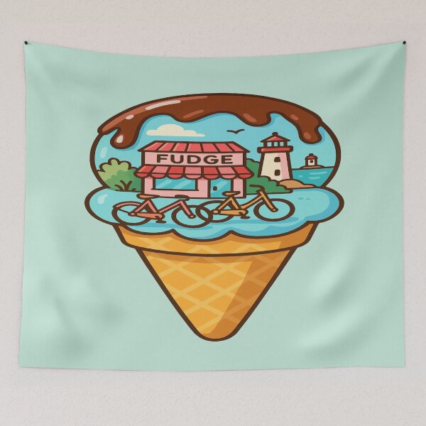 Item preview, Scoop of Mackinac Magic: Vintage Island Adventure designed and sold by Globalcitytees.