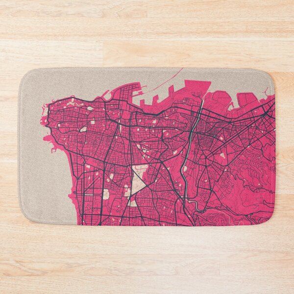 Item preview, Beirut City Map of Lebanon - Blossom designed and sold by deMAP.