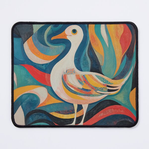 Item preview, Folk Art Inspired Albatross design with Colorful Orphist Patterns. designed and sold by HEMRO.
