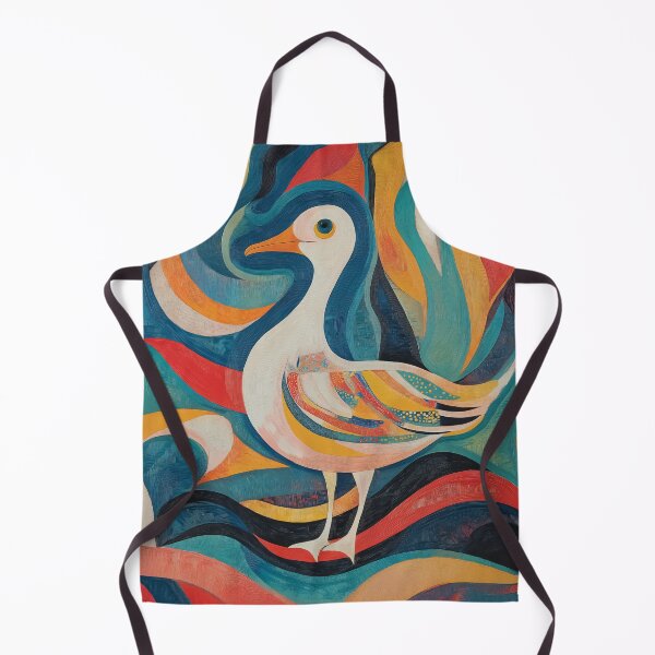 Item preview, Folk Art Inspired Albatross design with Colorful Orphist Patterns. designed and sold by HEMRO.