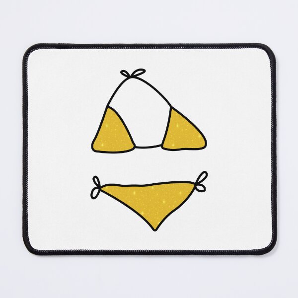 Item preview, Yellow and Black Glitter Bikini designed and sold by reka-designs.