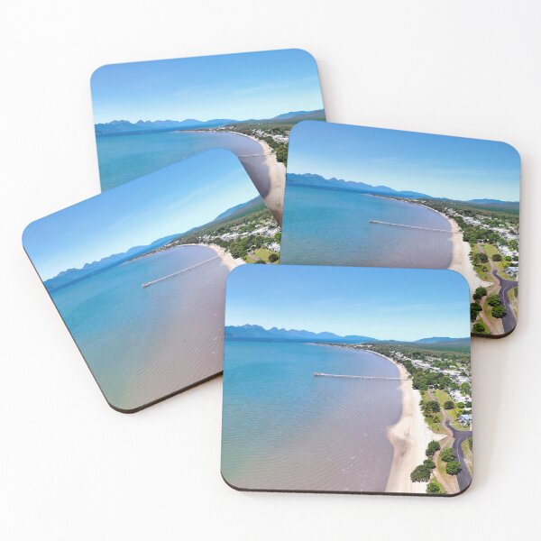 Item preview, Cardwell North Queensland Cassowary Coast Aerial Sunny Day designed and sold by Adam Gormley.