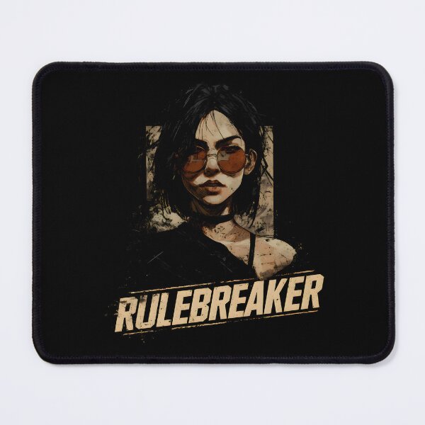 Item preview, RULEBREAKER - Rebellious Anime Girl with Sunglasses designed and sold by Cynora.