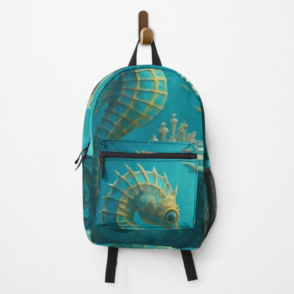 Item preview, Seahorses playing chess designed and sold by Alpaca Ridge.