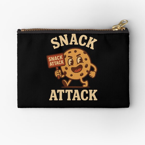 Item preview, Snack Attack – Funny Snack Character Holding Sign designed and sold by Evolved Ape.